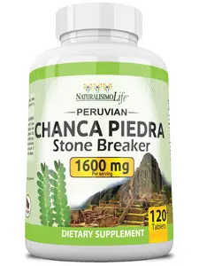 NaturalisimoLife Chanca Piedra 1600 mg per Serving – 120 Tablets - Peruvian Chanca Piedra