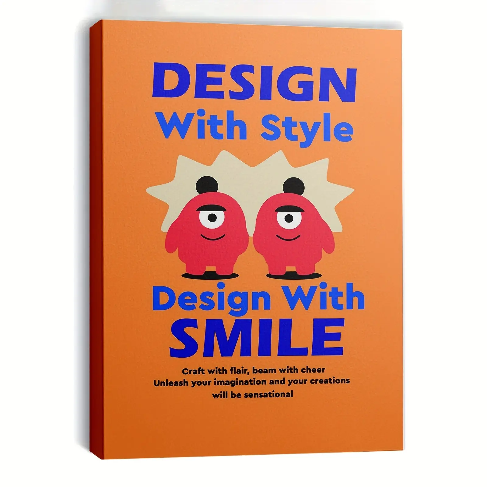 1pc Smile Wall Decor Smile Art Poster, Cute No Frame Wall Decoration, Perfect for Home and Office, Stylish and Vibrant Design