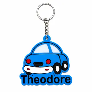 3D Printed Personalized Car Name Keychain, Custom Kids' Backpack Tag, Fashion Accessory Bag Charm