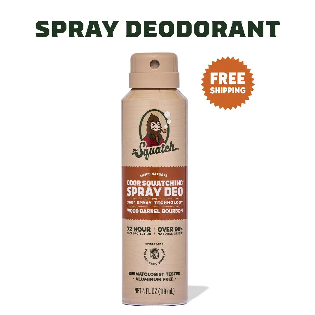 Wood Barrel Bourbon Spray Deo