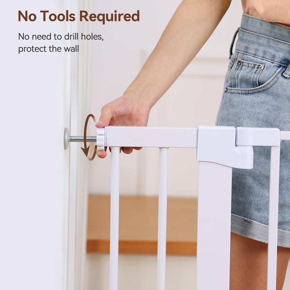 PAWGIANT 36" Extra Tall Cat Gate, Fits Openings 29.5" to 48.8" Wide, Auto Close Extra Wide Dog Gate for House, for Doorways & Bottom of Stairs, Pressure Mount Safety Gate for Babies, Toddlers & Pets, Tested & Safe, Baby Gate PAWGIANT 36" Extra Tall Cat Gate, Fits Openings 29.5" to 48.8" Wide, Auto Close Extra Wide Dog Gate for House, for Doorways & Bottom of Stairs, Pressure Mount Safety Gate for Babies, Toddlers & Pets, Tested & Safe, Baby Gate