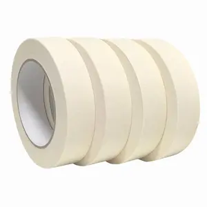White Masking Tape 1 Inch Wide 50 Yards per Roll Total 200 Yards