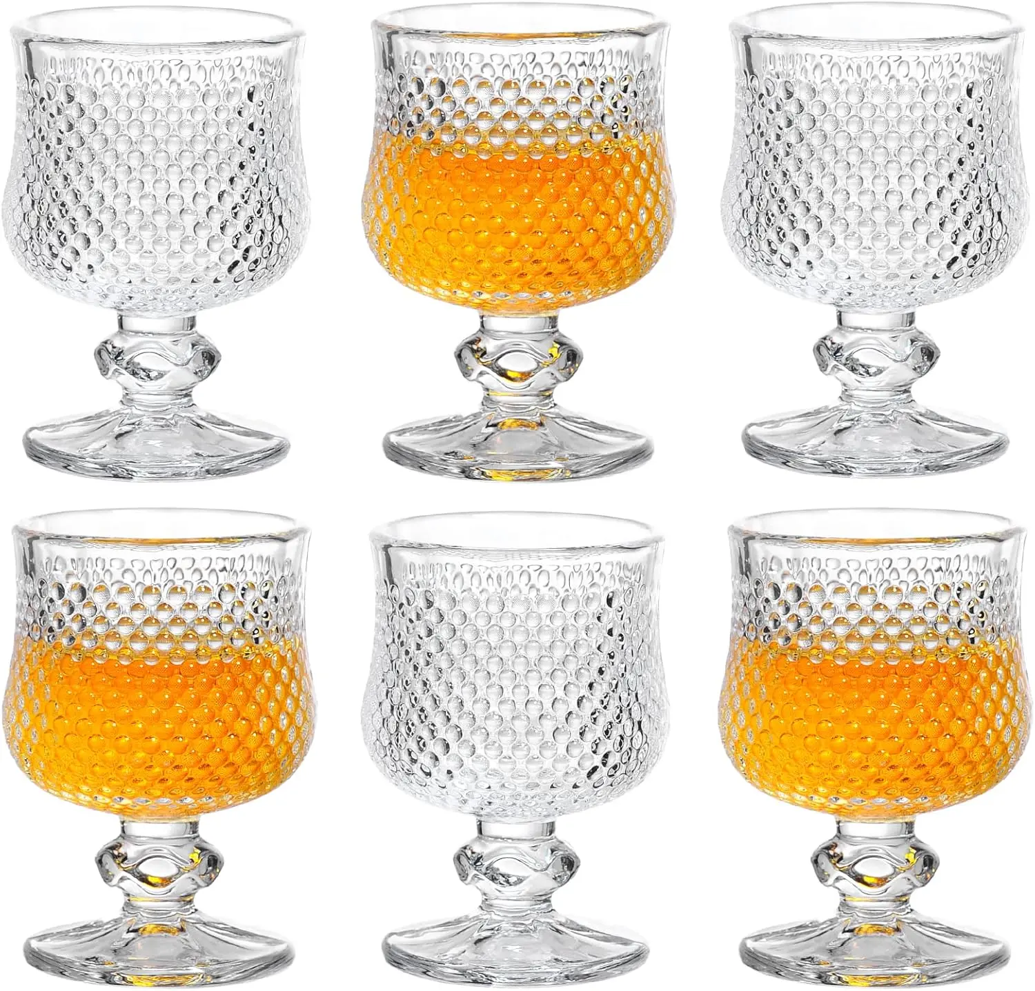 1.75oz Shot Glasses Set of 6/Cordial Glasses/Super Cute Shot Glasses/Classical Style//Sherry Glasses