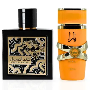 Qaed Al Fursan EDP Spray 90ML & Yara Tous EDP Spray 100ML By Lattafa | For Every Moment, The Ideal Fragrance Duo. (MAJESTIC BUNDLE)