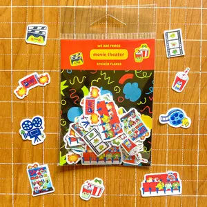 Silly Frog Sticker Flakes Series B