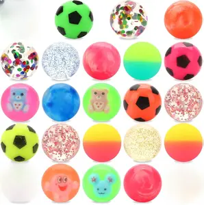 24pcs Bouncy Balls for Kids Treasure Box Toys for Classroom Party Favors for Toddlers Kids 3-5 4-8 8-12 Birthday Christmas Goodie Bag Stuffers Gifts