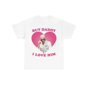 I Love Him Mr Pitbull Shirt, Vintage Retro 90s Graphic, Fan T-Shirt