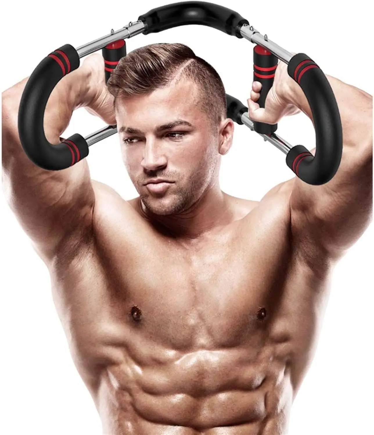 Strength Training Multifunctional Arm Strength Machine U-Shaped Chest Muscle Training Fitness Equipment/Home Adjustable Arm Strength Bar Exercise Machines