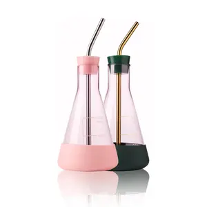 Pink Glass Flask Drink Tumbler | Science & Chemistry Gift