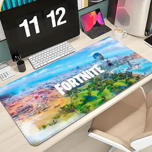 F-Fortnite Mouse Pad Design XXL 1000×500mm 900×400mm 800×400mm 600x300mm Large Gaming Mouse Pad - Extended, Thick, Non-Slip Rubber Base Desk Mat with Precision Stitched Edges - Washable Large Desk Pad