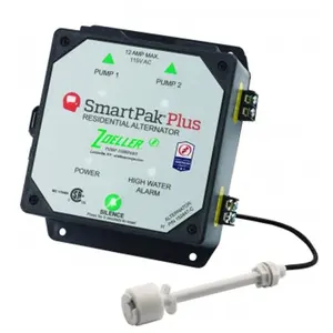Zoeller  115V 1 Phase 12A Residential Alternator System with Max Indoor NEMA 1 Enclosure Vertical Float
