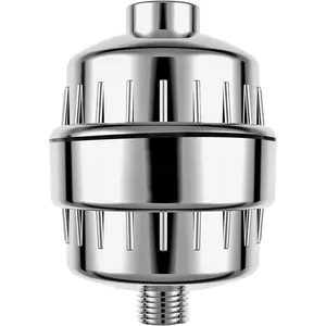 EcoNour Shower Filter with 20 Stage Filtration for Chlorine, Chemicals & Heavy Metals | Improves Skin & Hair Conditions | Compatible Multi-Stage Filter with Replaceable Filter Cartridge | Chrome Filtered Showerhead Rain Showerhead, Shower Heads Filter, Ch