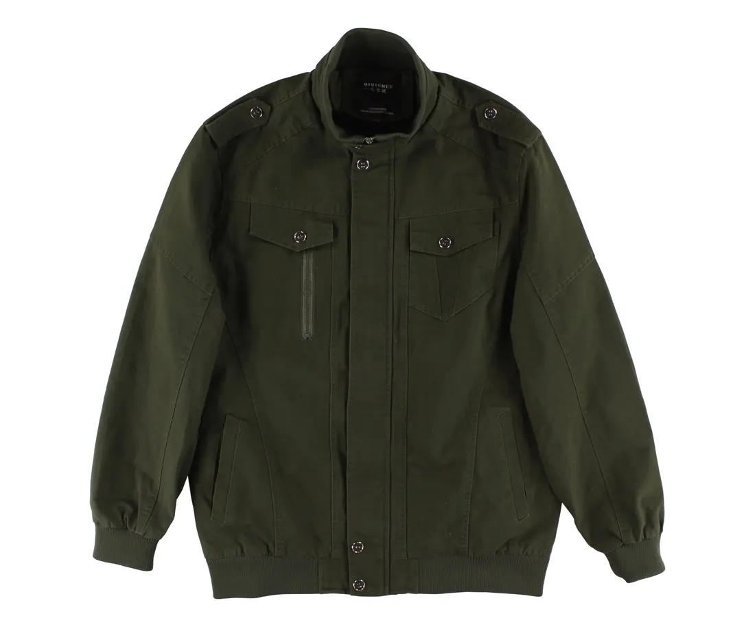 Qiqichen Military Style Jacket Mens Jackets