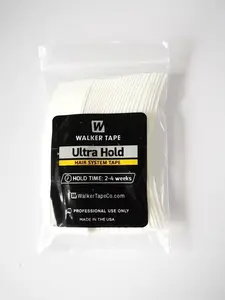 36pcs Curved walker tape Double-sided ultra hold tape hair system tape Hold Bonding Glue For salon Lace System and men's Toupee Lace Wig Glue