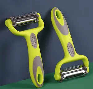 3 In 1 Rotary Peeler Fruit Vegetables Cabbage Graters Salad Carrot Potato Slicer Kitchen Multifunction Grater Julienne Peeler