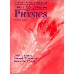 USED-Physics, , Student's Pocket Companion by John D. Cutnell (Paperback)
