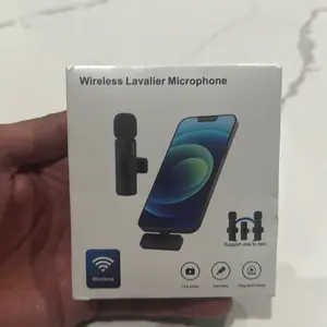 Wireless Lavalier Microphone Micrófono Inalámbrico Profesional Mini Lavalier Para Smartphone USB-C, Micrófono Sin Cables Con Clip, Enchufar Y Usar, Para Grabación De Video, Transmisión En Vivo, Entrevistas Audio Earphones Headphones
