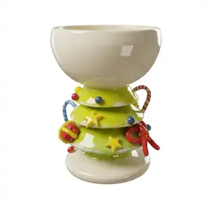 Handcrafted ceramic handicrafts , Unique,Cute, cozy desk/bookshelf piece—Best gifts for Christmas,for Dinner Table Party Living Room Office Bookshelf Entryway Apartment School Bedroom Decor Gift