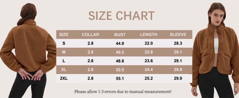 YeeZaa Women's Cropped Sherpa Lined Fleece Jacket 2025 TikTokShopBlackFriday Winter Warm Button Down Fuzzy Coats Shacket Outerwear with Pockets