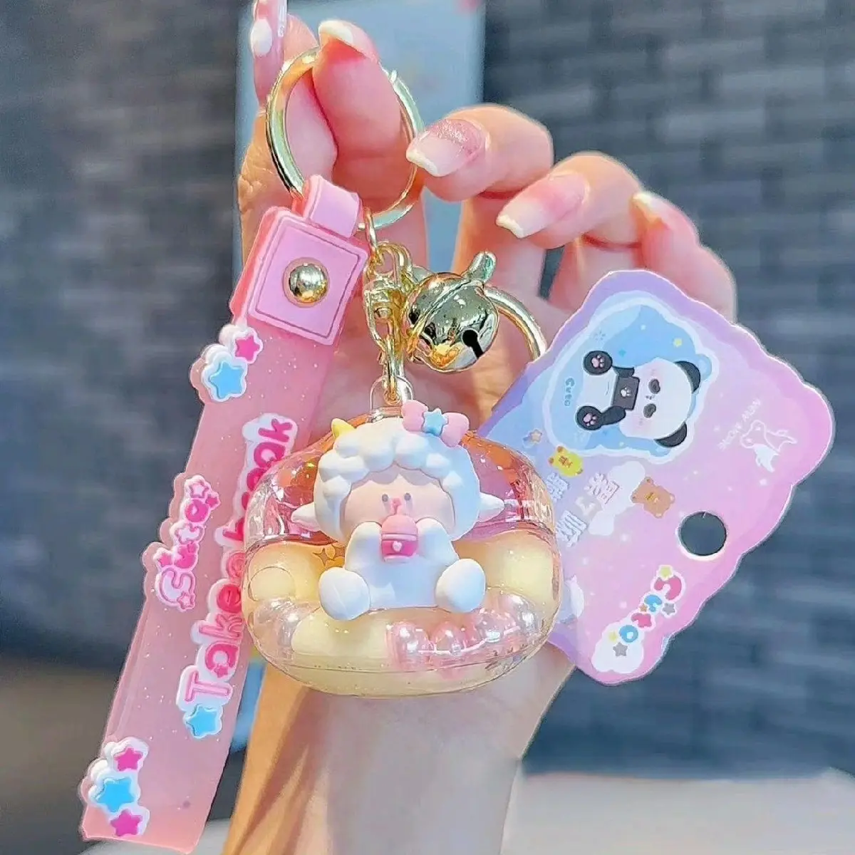 Charm Keychain waterproof Plastic