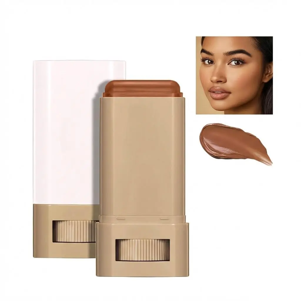 Skin Tint Stick with Hyaluronic Acid, Buildable Serum Foundation for Hydrating Coverage & a Glowing Finish - Makeup Concealer for All Skin Types, Shade 3, Cosmetic, Moisturize