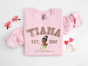 Tiana Princess Characters Sweatshirt, Trip Sweatshirt, Family Matching Hoodie, Family Trip, Gift, Tiana Crewneck