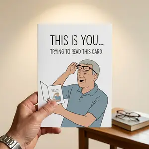 Funny Father’s Day Card, No One Watches TV With Their Eyes Closed Better Than You Card, Adult Joke Card for Father, Playful and Sarcastic Father’s Day Gift from Son or Daughter