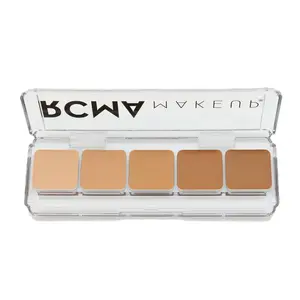 RCMA Five Series Foundation Palette - Highly Pigmented, Full Coverage Cream Makeup