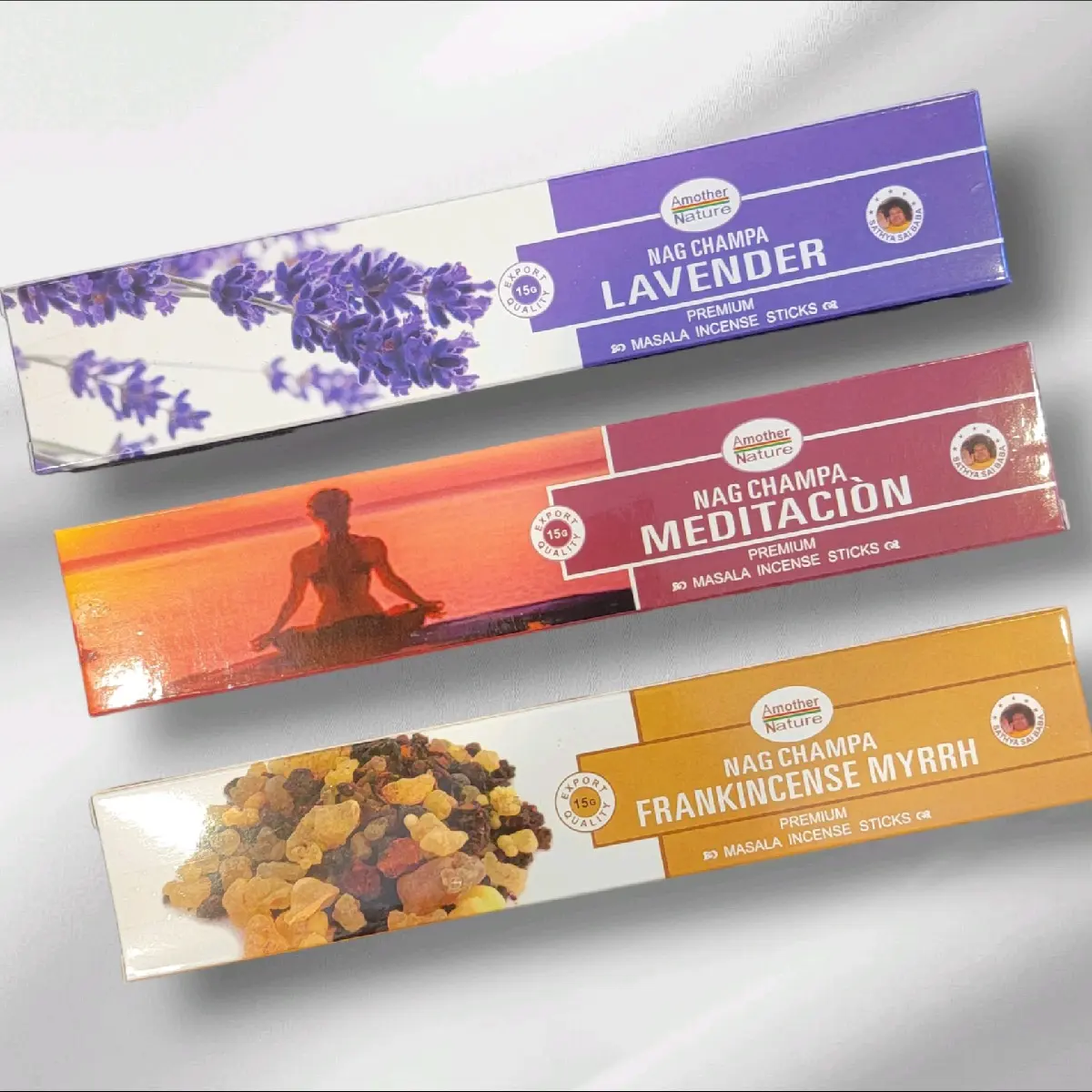 Nag Champa Premium Fragrance Incenses 15g, 12 sticks Aroma Scented incense stick