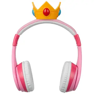 Princess Peach Bluetooth Headphones for Kids