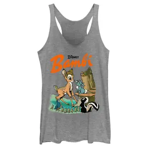 Women's Bambi Retro Poster Racerback Tank Top