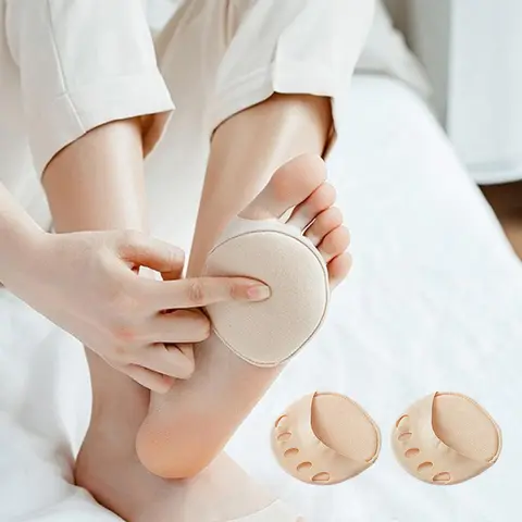 Women's Forefoot Pad, High Heels Foot Care Half Insoles, Foot Care Product, Relief Feet Pain Massaging Toe Cushion, Shoes Accessories