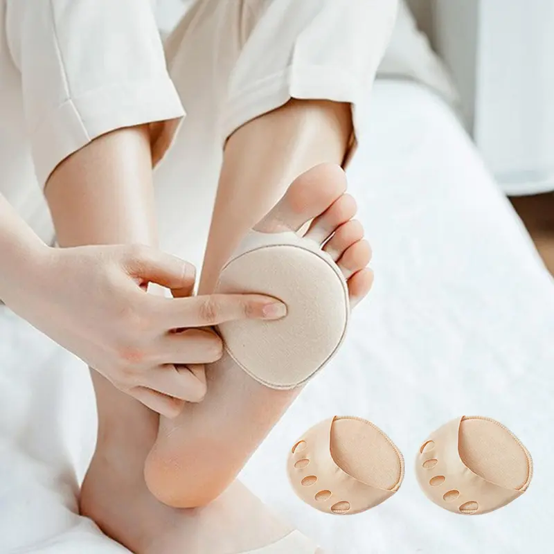 Women's Forefoot Pad, High Heels Foot Care Half Insoles, Foot Care Product, Relief Feet Pain Massaging Toe Cushion, Shoes Accessories