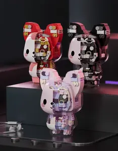 Jaki Cyberpunk Aesthetic Fox Building Block DIY Mix & Match - Creative Toy for Fun and Engaging Play collectibles decoration decor showcase gift block model building toys stem cute animal display figure