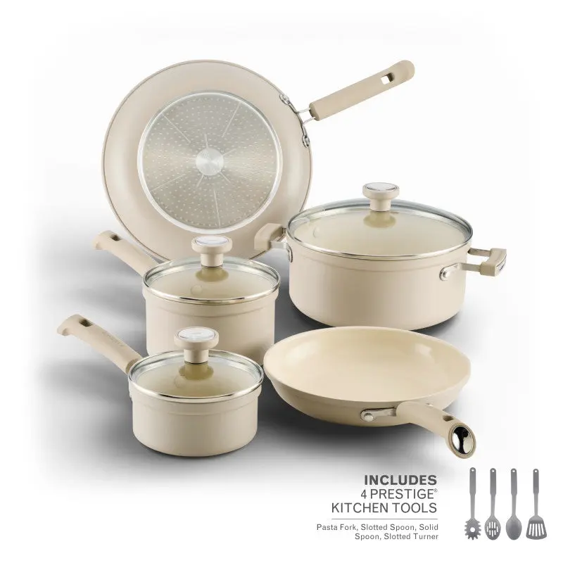 12-Piece Ceramic Plus Induction Cookware Set, TrueCook