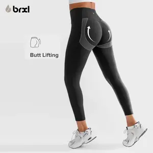 BRXL【Discount for live】Performance Yoga Pants High Waist Gym Leggings with Side Pocket & Stretchy Fabric for Women's Workout Wear-brxl-3
