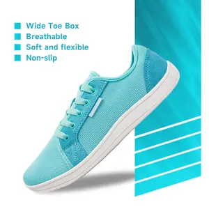 HOBIBEAR Womens Mens Minimalist Barefoot Shoes Zero Drop Wide Width Fashion Sneaker Trainer Sports Shoes Women's Cloudfoam Pure Soft And Flexible