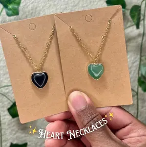 Crystal Heart Necklaces
