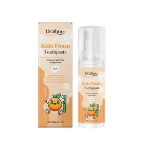 Oralhoe Children's Dental Mousse Gently Cleans Teeth Fresh, Clean And Stain Removing Press Toothpaste Cleansing Lightweight Gentle Peppermint hydroxyapatite toothpaste bodyaccel toothpaste