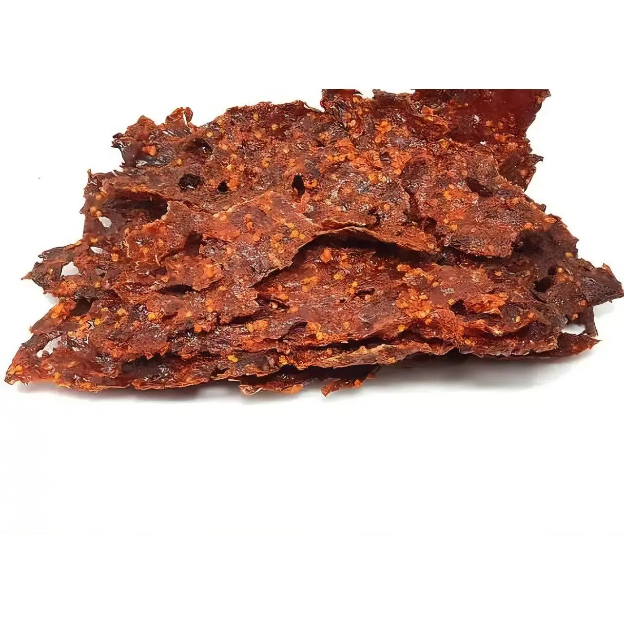 Spicy Nutty Kilishi - Abuja-Style Roasted Meat Snack with Peanut Pepper Sauce, Gluten-Free Plant-Based Snack