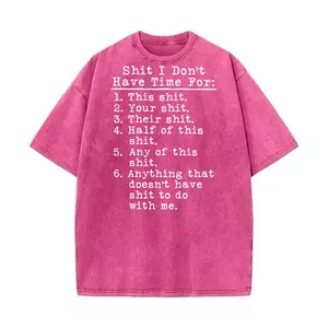 Womens Shit I Don't Have Time for T Shirt Funny Adult Humor Graphic Rude Tee Guys