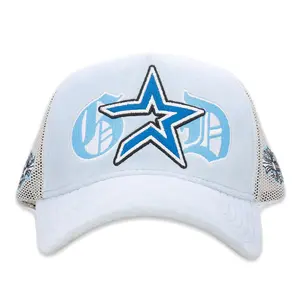 Embroidered Trucker Mesh Snapback Baseball Hat for Men and Women - Adjustable Sizing, Unisex Fashion Accessory