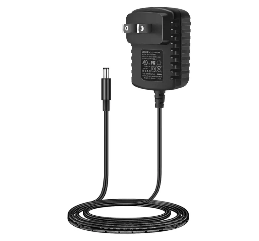 LEKATO Pedal Power Supply Adapter, Power Adapter, 9V AC/DC Adapter for LEKATO Guitar Looper Effect Pedal