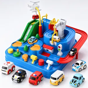Race Track Car Vehicles Toy Set for Kids - Colorful Cars, Durable Materials, Suitable for Ages 3-4 Years, Non-Toxic, Easy to Assemble