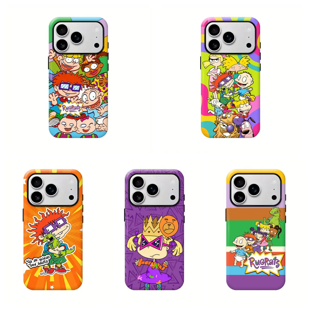 Cartoon Little Boy R-Rugrats Mobile PhoneCase Compatible with iPhone 17 16 15 14 1312 11 Pro Max Anti-Fall Transparent Soft BackShockproof Silicone TPU Bumper DropProtection Cellphone Cover
