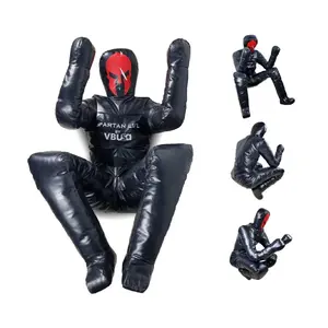 180CM PRO MMA & BJJ SITTING GRAPPLING DUMMY – HEAVY DUTY UNFILLED VINYL TRAINING PARTNER
