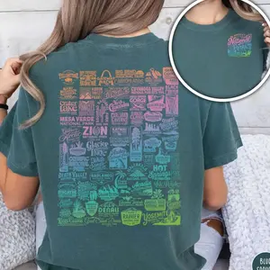 Vintage National Park Shirt Comfort Colors National Park Lovers Shirt Outdoor Lover Hiking Shirt National Park Gift for Traveler Camping Tee