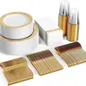 350pc/175pc Plates Disposable and Tableware Set Gold/Silver/Rose : Dinner Plates,Dessert Plates,Cups,Napkins,Knife,Forks,Spoons-Perfect for Luxury Party Reusable | BPA Free Service Set Porcelain Dinnerware Set, party tableware,halloween gift chrismas