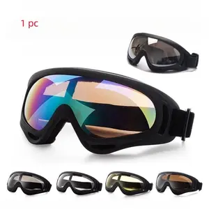 Windproof Ski Goggles, Anti-fog & Anti-scratch Ski Goggles, Outdoor Sports Goggles for Skiing, Snowboarding, Cycling, Running, Climbing, Camp Goggles