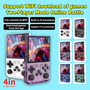GAMINJA ANR13 Retro Handheld Game Console, Supports 2-Player Mode & TV Connection, Portable Gaming Device with 19 Emulators, Pre-loaded Classic Games for Family & Friends summerwins